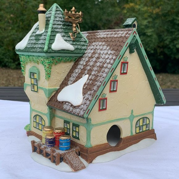 Dept 56 The Glacier Gazette North Pole Village Lighted Christmas Building - 1997 - Picture 10 of 12